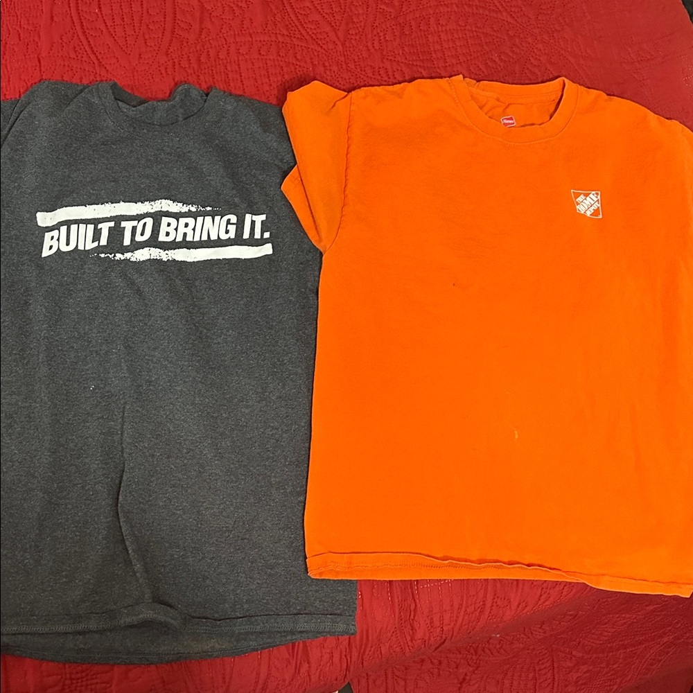 Bundle of 6 Home Depot work shirts size medium - Picture 5 of 6